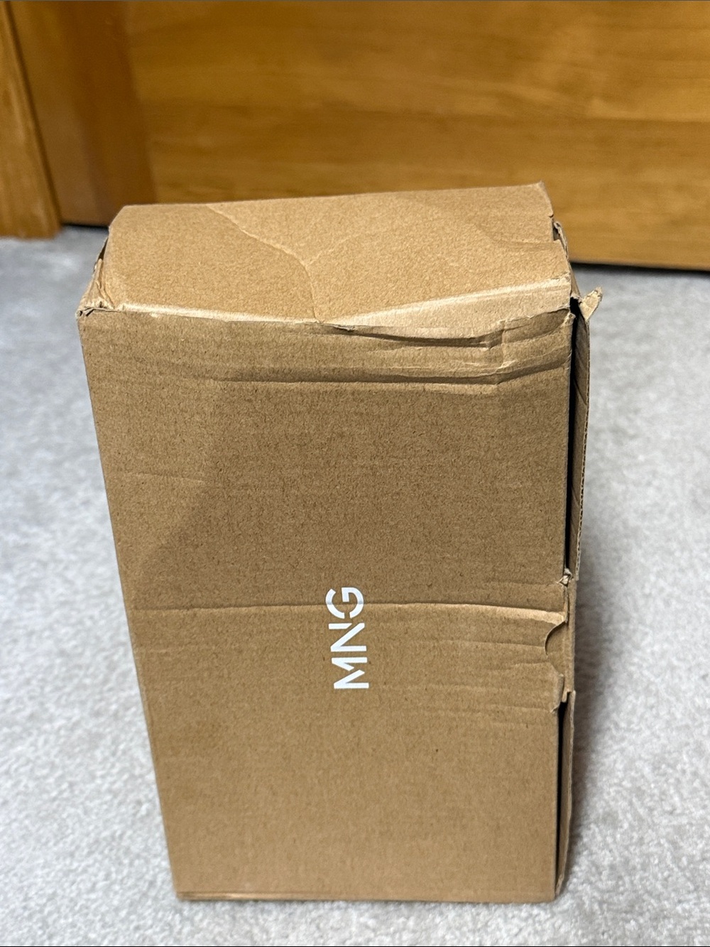 MANGO BROWN KITTEN HEEL SANDALS WITH STRAPS 7.5 7 NEW w/ box .NWOT - Picture 10 of 10